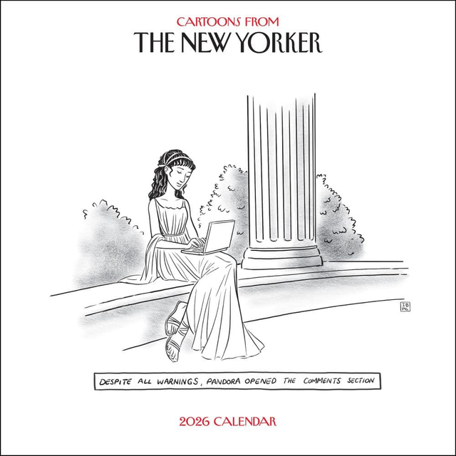 New Yorker Cartoons 2026 Wall Calendar