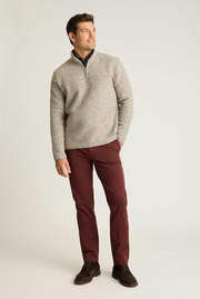 Italian Wool Fleece Half Zip