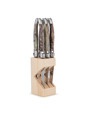 Laguiole By Jean Dubost Dark Horn Steak Knife 1.2mm S6 | David Jones