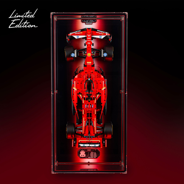 Limited Edition Wall Mounted Display Case for LEGO® Technic Ferrari SF-24 F1 Car (42207)