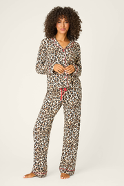 Holiday Dreams Leopard Print Pants Set