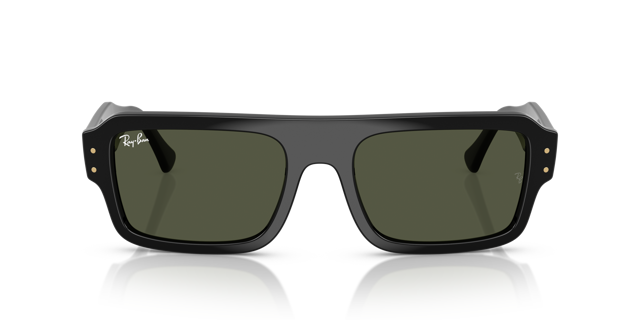 Ray-Ban RB4454 LUKAS BIO-BASED, Unisex Sunglasses Black, XL, Injected