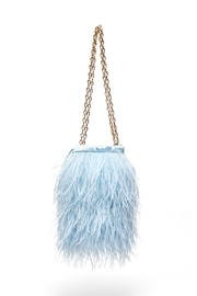 FEATHER BUCKET BAG