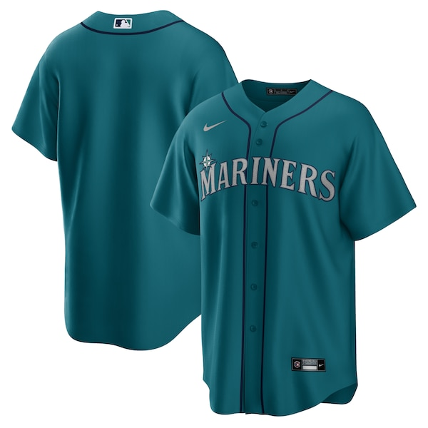 Men's Seattle Mariners Nike Aqua Alternate Replica Team Jersey