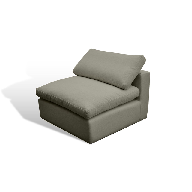 Sandbar Sectional Grey Linen- Armless