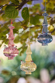 Glass Hummingbird Feeder