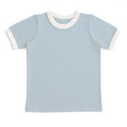 Ringer Tee - Solid Sky Blue