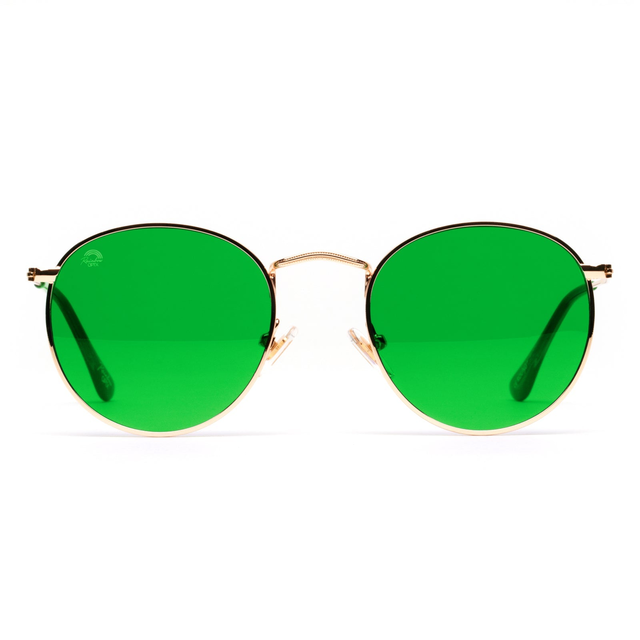 Green - Round Frame
