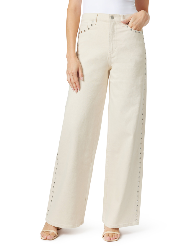 Gemma Studded Wide Leg Jeans