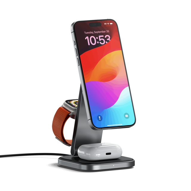 3-in-1 Foldable Qi2 Wireless Charging Stand
