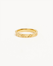 18k Gold Vermeil Stardust Ring