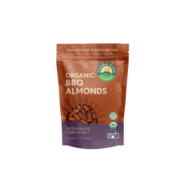 Organic <br> BBQ Almonds