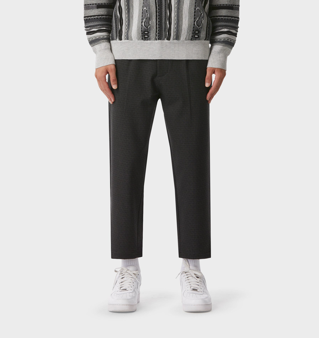 Kobe Pant - Charcoal Basket Check
