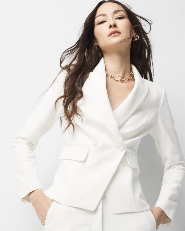 Petite WHBM® Two-Button Studio Blazer