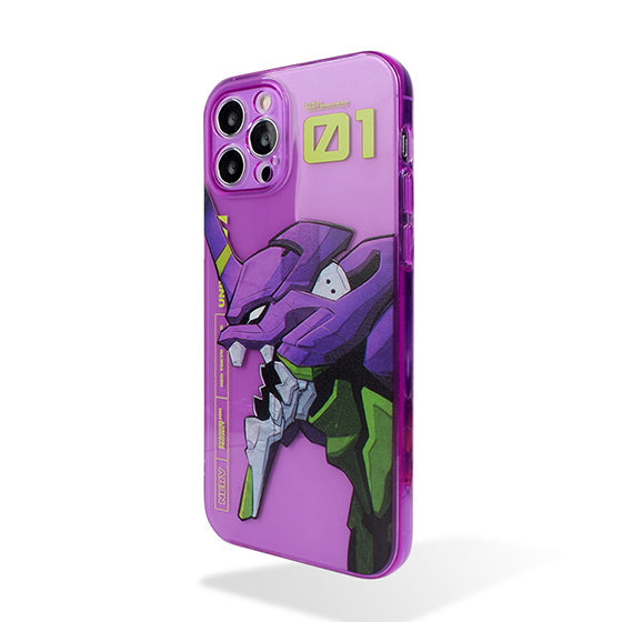 Transparent Eva01 Case For iPhone