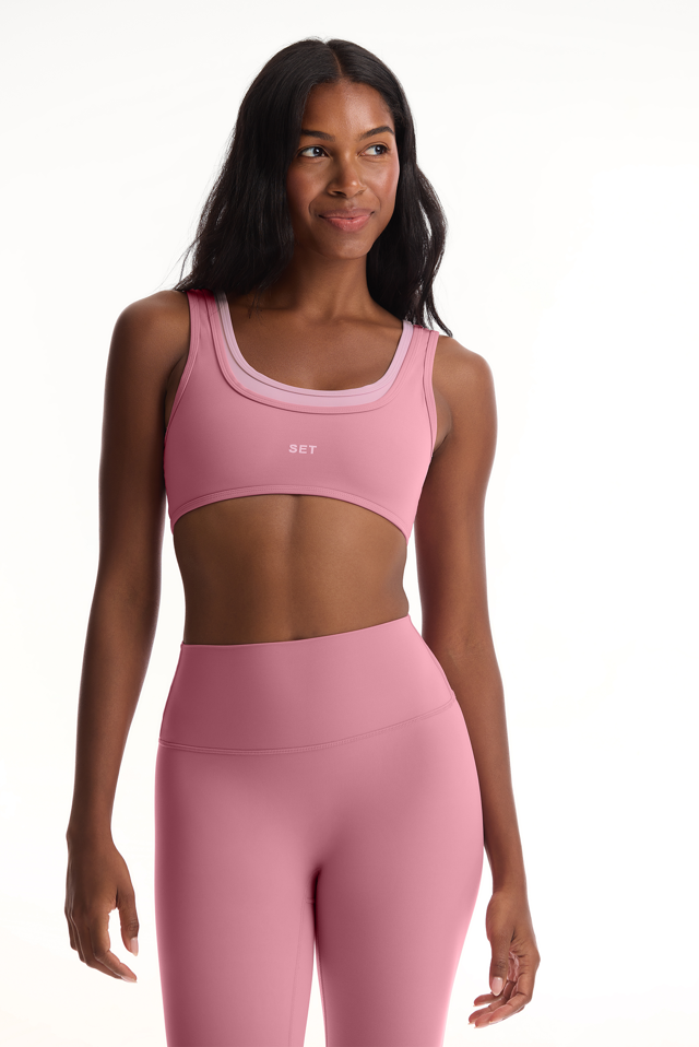 AIRLUXE™ BREATHE LAYER SCOOP BRA - GLOSSY