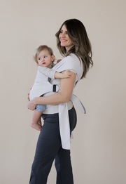 Simple Wrap | Oatmeal Stripe - Final Sale
