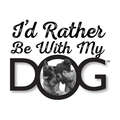 I'd Rather Be With My Dog logo