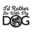 I'd Rather Be With My Dog logo