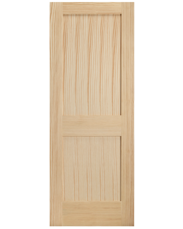 2 Panel Shaker Style Interior Door