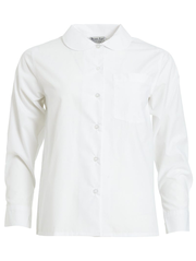 LS White Peter Pan Blouse