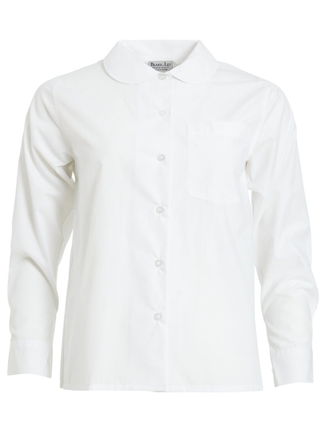 LS White Peter Pan Blouse