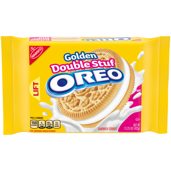 OREO Golden Double Stuf Sandwich Cookies
