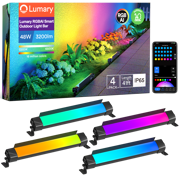 Lumary RGBAI Smart Outdoor Lights Bar (4Pack)