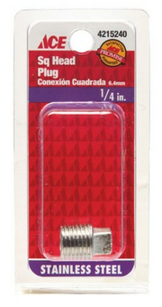 Smith-Cooper S3014SP002CS 0.25 in. Square Head Plug