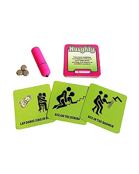 Kinky Vibrations Game With Waterproof Bullet Vibrator Green