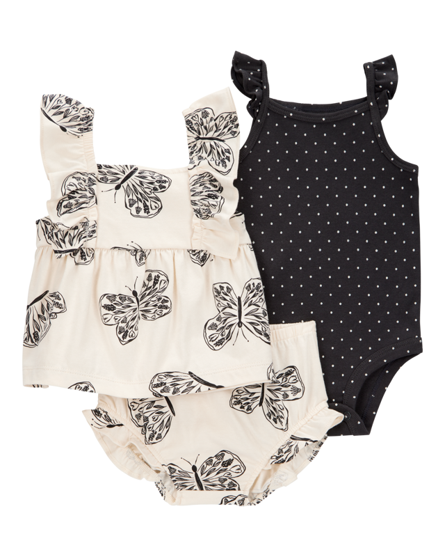 Baby 3-Piece Little Diaper Cover Set