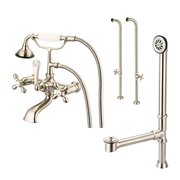 Mason Hill Collection Freestanding Clawfoot Tub Faucet with Handshower