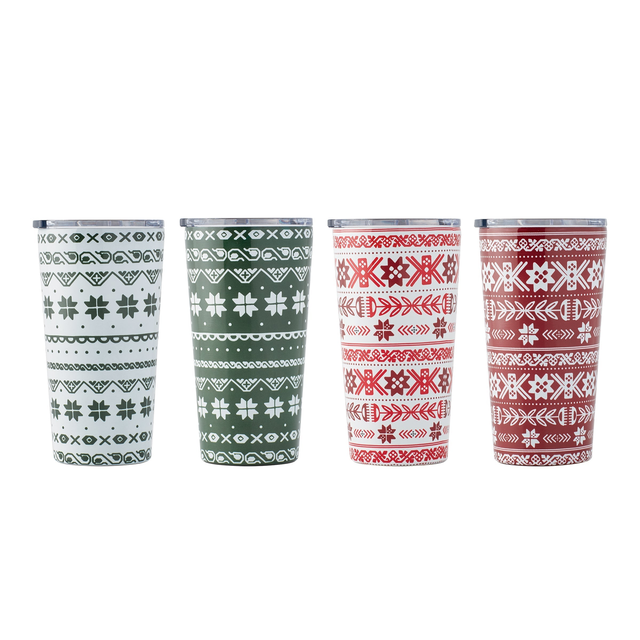 Fair Isle Highballs - Set Of 4