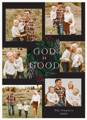 God is Good | Personalized Holiday Cards