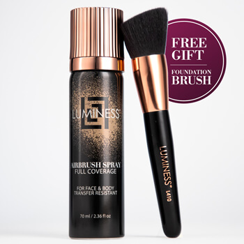 Airbrush Spray Full Coverage Foundation with Buffing Brush - 40 TBYB