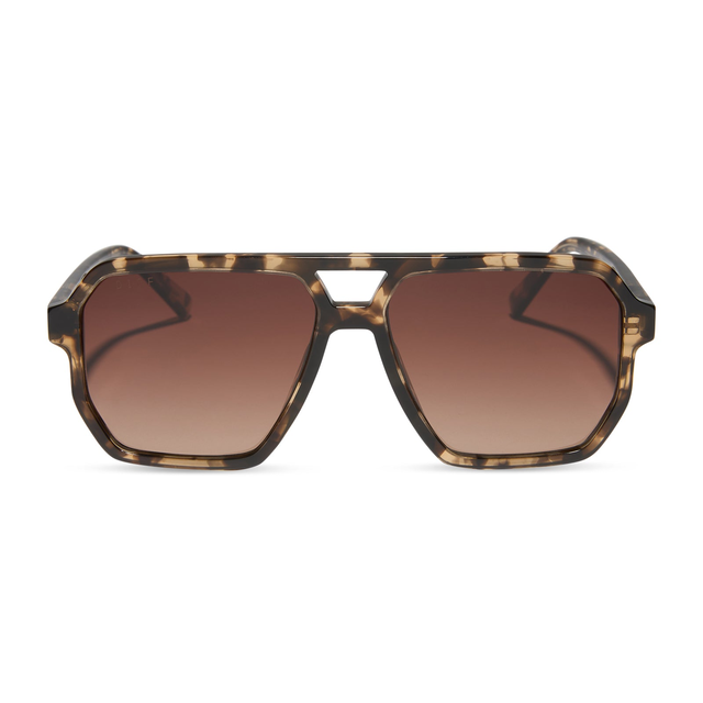 CAMERON - ESPRESSO TORTOISE + BROWN GRADIENT + POLARIZED SUNGLASSES