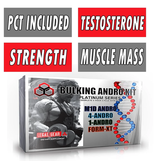 LG Sciences Bulking Andro Kit - Complete 6 Week Cycle