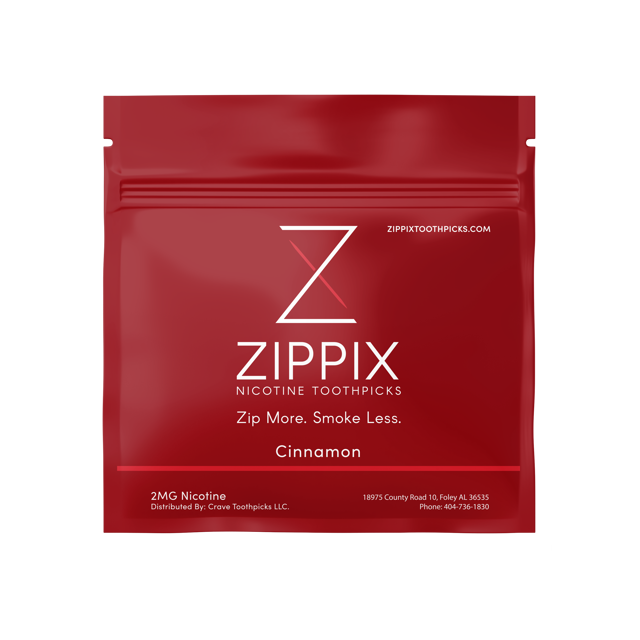 Zippix® | Cinnamon (20 Nicotine Toothpicks)