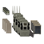 BUY 4 & SAVE! TACTACAM REVEAL PRO 3.0 with Lipo Batteries, Solar Panels, SD Cards, and Straps