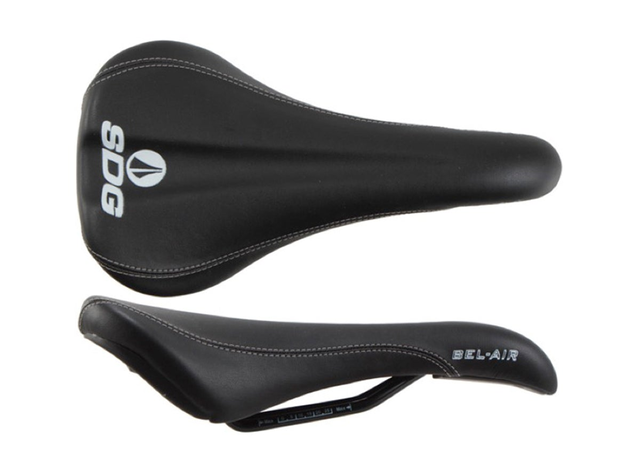 SDG Bel Air RL Steel MTB Saddle - Black-White