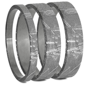 Meteorite Inlay Components for Modular Rings