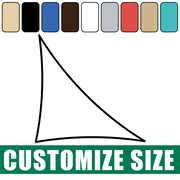 Right Triangle Sun Shade Sail (Custom Size Made to Order)