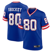 Men's Nike Jeremy Shockey Royal New York Giants Retired Player Alternate Game Jersey