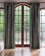 Liam Striped Linen Blend Custom Curtain