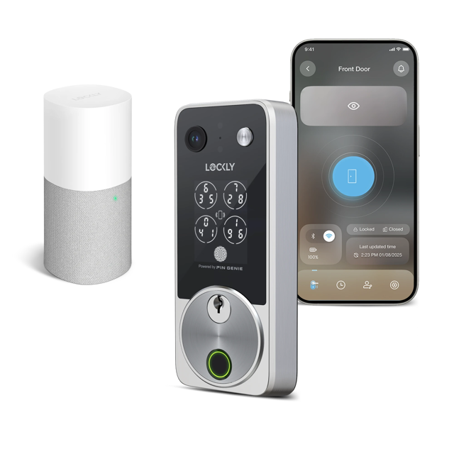 Lockly Vision Zeno Series Video Smart Lock with Intercom Deadbolt