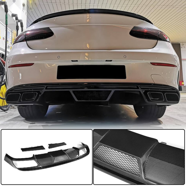 Mercedes Benz (W238) C238 A238 2017-2019 Rear Bumper Diffuser Carbon Fiber