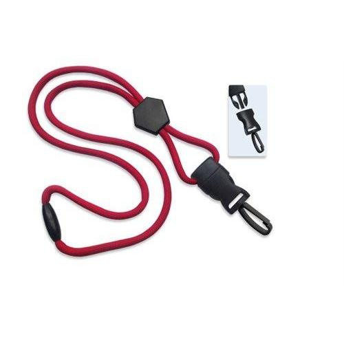 Metal Detector Friendly Heavy Duty Lanyard with Diamond Slider, Breakaway Clasp & Quick Release Plastic Hook - MRI Safe (2135-45XX)