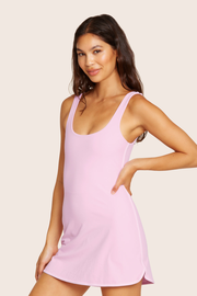 SPORTBODY® SPORTY STRIPE DRESS - PRIMROSE