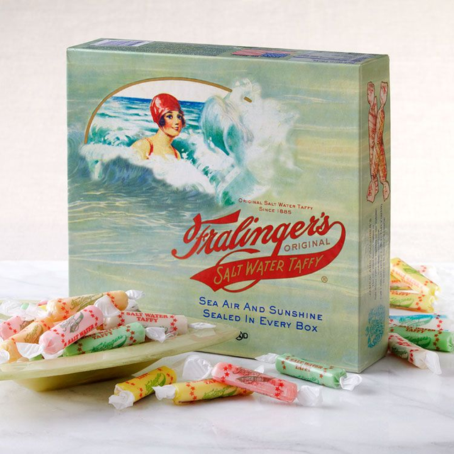 Fralinger's Original Salt Water Taffy In Original 1920's Salt Water Taffy Box