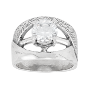 Full Appeal Ring, White Cubic Zirconia